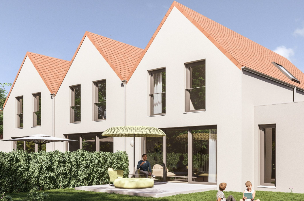 Gartenansicht - Reiheneckhaus in 96052 Bamberg mit 148m² kaufen