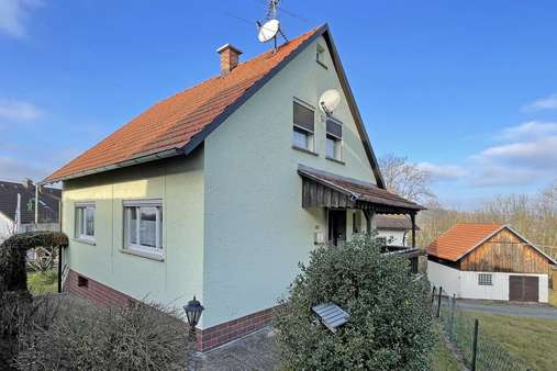 Gartenansicht - Einfamilienhaus in 96369 Weißenbrunn mit 78m² kaufen