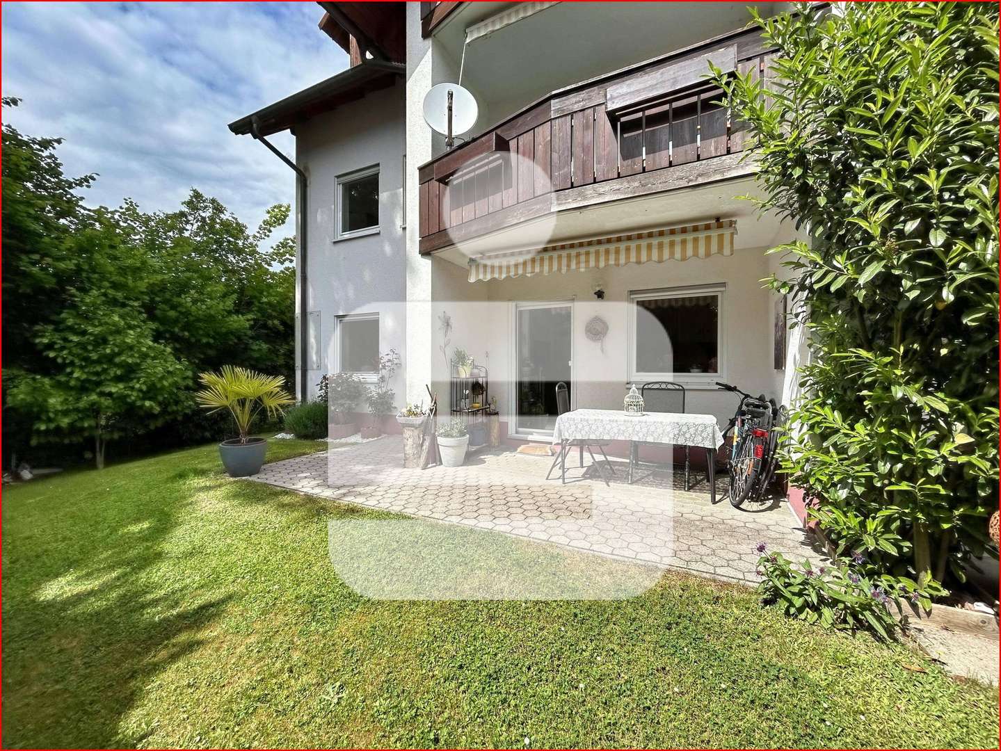 Außen Terasse Außen Terasse - Maisonette-Wohnung in 95339 Neuenmarkt mit 78m² kaufen