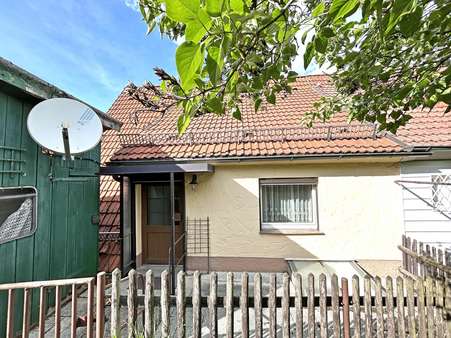 Außen Hintereingang - Doppelhaushälfte in 95339 Wirsberg mit 164m² kaufen