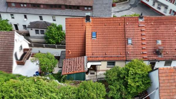 Außen Luftbild - Doppelhaushälfte in 95339 Wirsberg mit 164m² kaufen