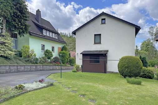 Gartenansicht - Einfamilienhaus in 96332 Pressig mit 108m² kaufen