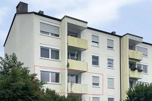 Lage der Wohnung Lage der Wohnung - Etagenwohnung in 96317 Kronach mit 79m² kaufen