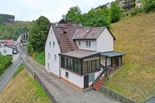 Luftbild - Einfamilienhaus in 96352 Wilhelmsthal mit 118m² kaufen