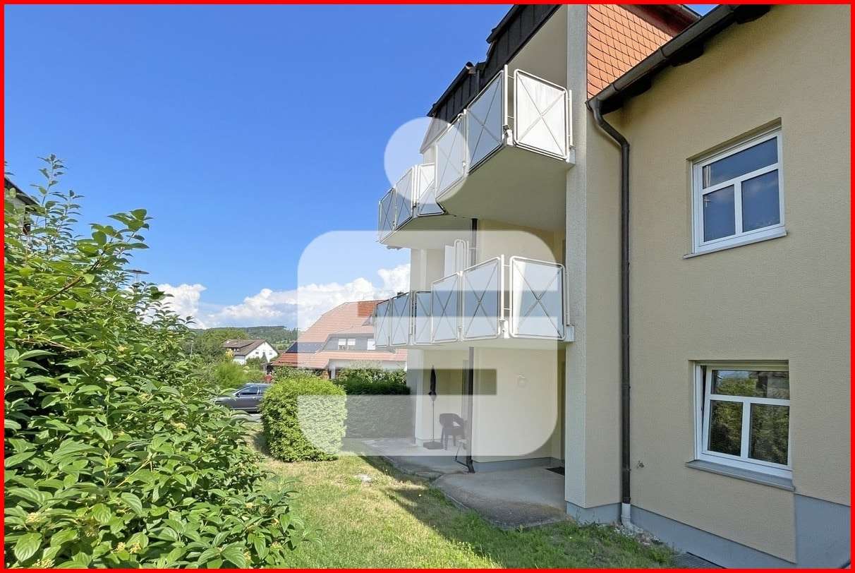 Ansicht mit Garten Ansicht mit Garten - Erdgeschosswohnung in 96364 Marktrodach mit 37m² als Kapitalanlage kaufen