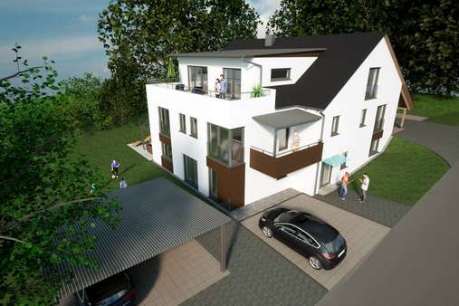 Visualisierung - Erdgeschosswohnung in 96317 Kronach mit 102m² kaufen