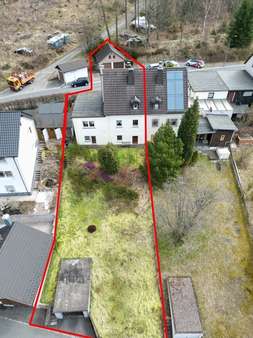 Luftbild - Doppelhaushälfte in 96355 Tettau mit 125m² kaufen