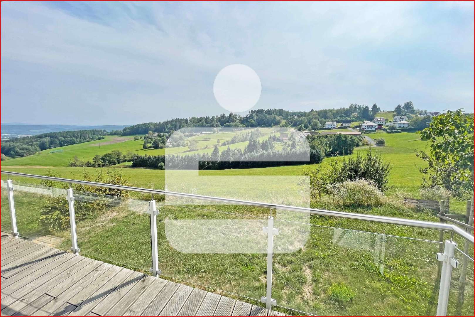 Ausblick vom Balkon - Einfamilienhaus in 96317 Kronach mit 140m² kaufen