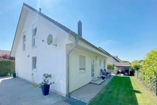 Außenansicht Außenansicht - Einfamilienhaus in 95490 Mistelgau mit 134m² kaufen