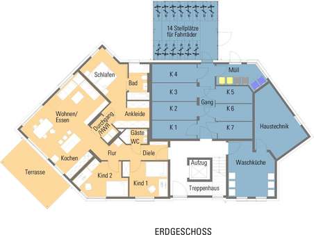 Erdgeschoss Erdgeschoss - Penthouse-Wohnung in 95448 Bayreuth mit 98m² kaufen