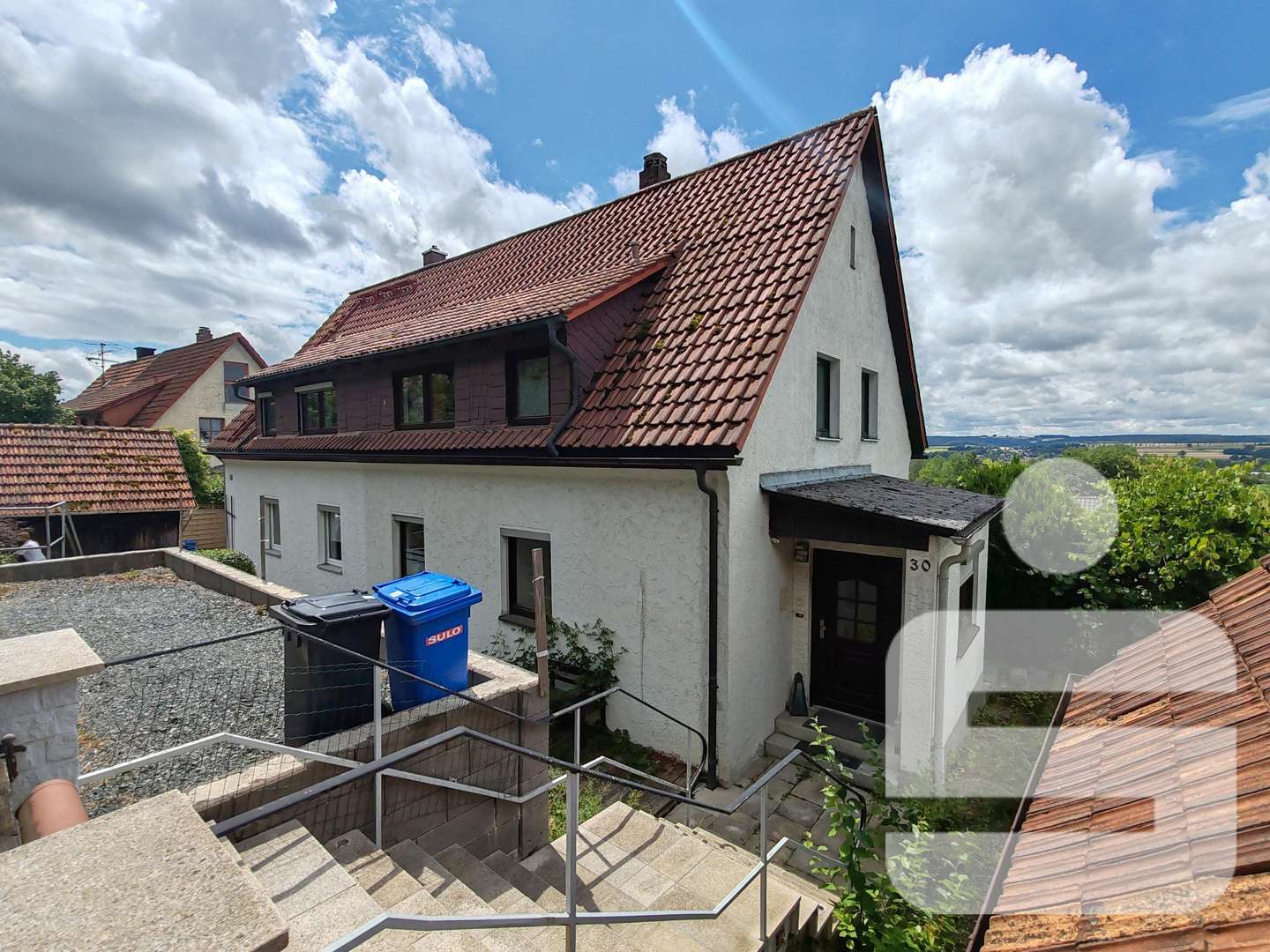 Außenansicht - Doppelhaushälfte in 95339 Wirsberg mit 90m² kaufen