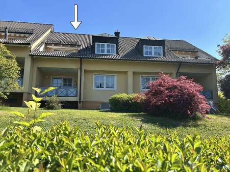 Gartenansicht Gartenansicht - Dachgeschosswohnung in 95138 Bad Steben mit 58m² kaufen