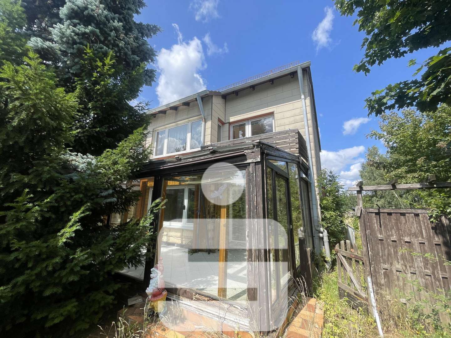 Gartenansicht Gartenansicht - Doppelhaushälfte in 95032 Hof mit 131m² kaufen