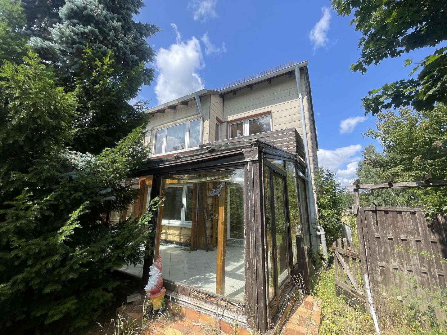 Gartenansicht Gartenansicht - Doppelhaushälfte in 95032 Hof mit 131m² kaufen