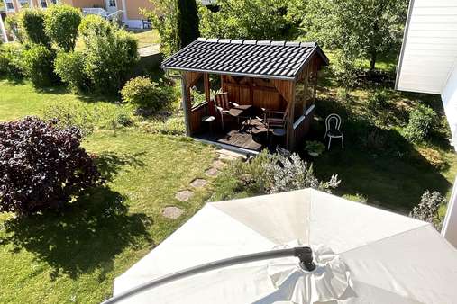 Blick auf den Garten Blick auf den Garten - Einfamilienhaus in 96257 Marktgraitz mit 150m² kaufen