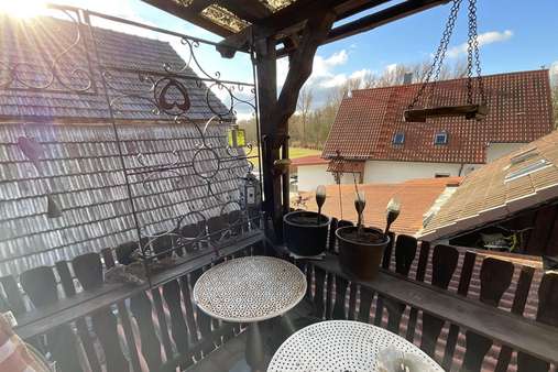 Balkon Balkon - Einfamilienhaus in 96476 Bad Rodach mit 113m² kaufen