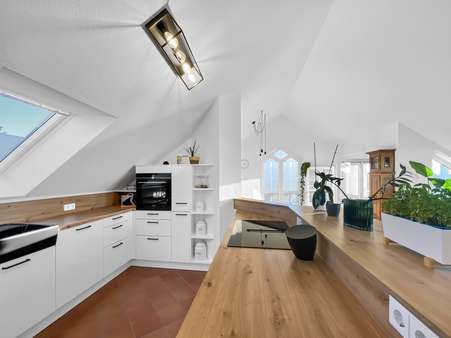 Moderne Küche - Maisonette-Wohnung in 97249 Eisingen mit 113m² kaufen