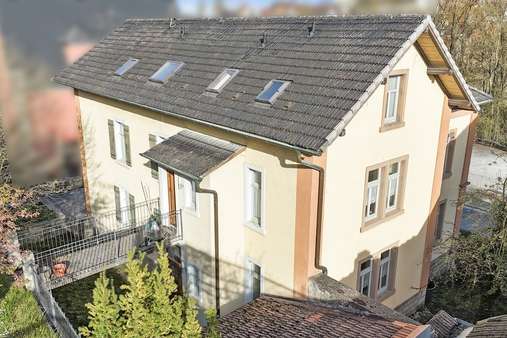 Hausansicht Rückseite - Mehrfamilienhaus in 97239 Aub mit 340m² kaufen