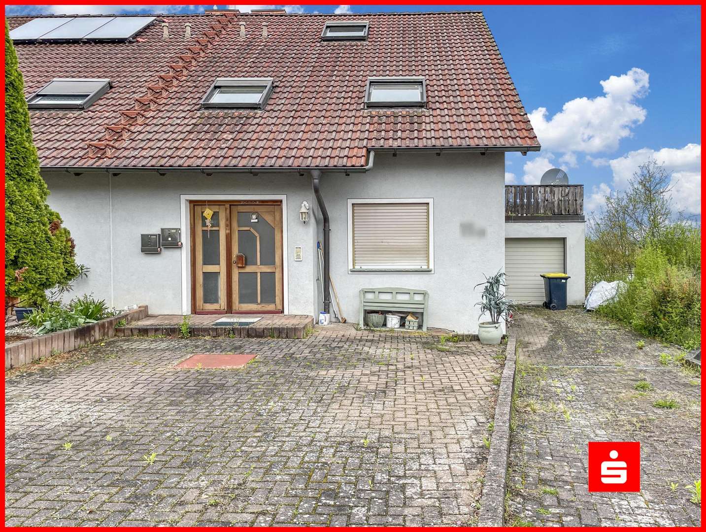 Außenansicht - Doppelhaushälfte in 97274 Leinach mit 211m² kaufen