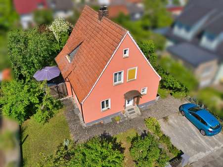 Vorderansicht Vorderansicht - Einfamilienhaus in 97753 Karlstadt mit 98m² kaufen