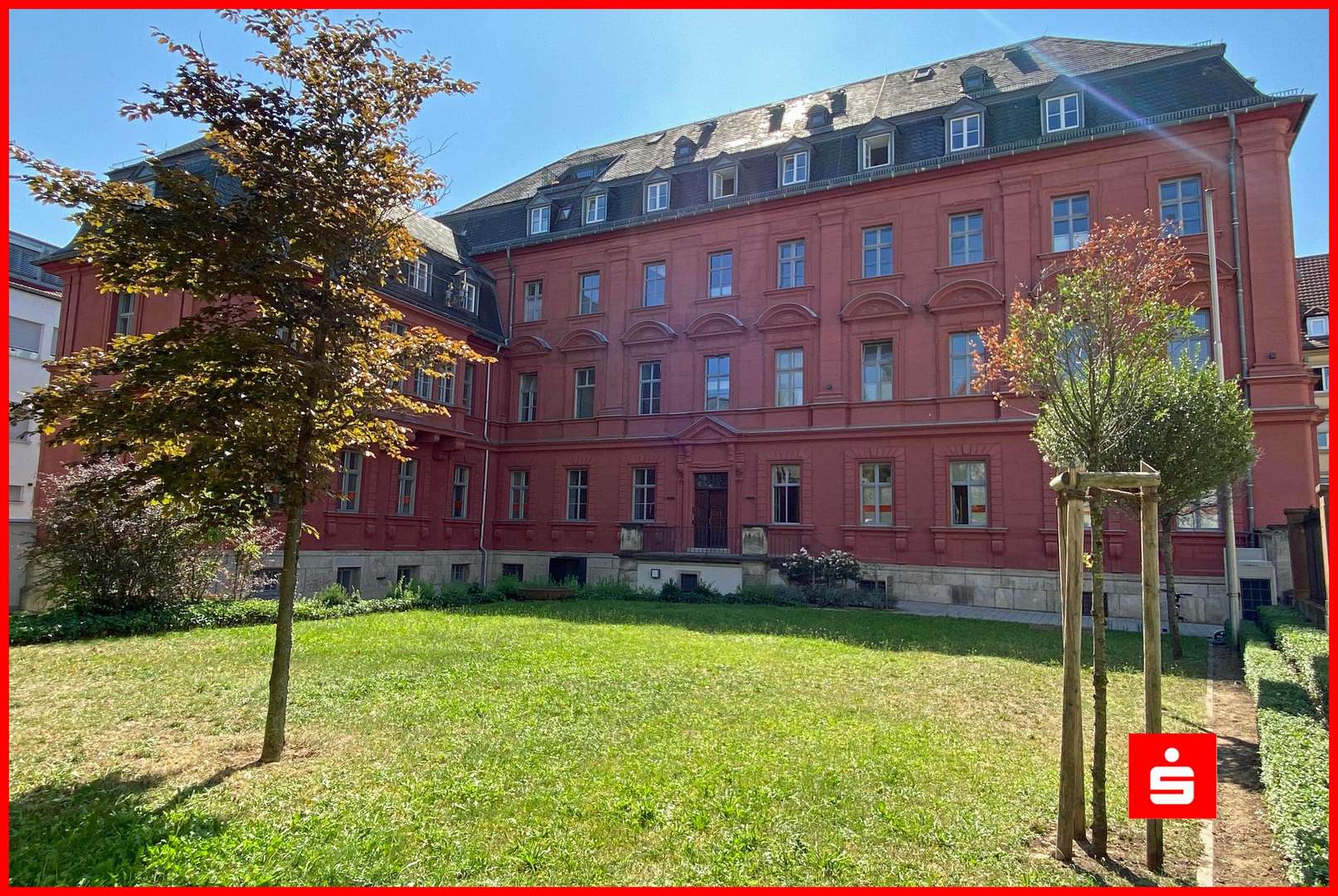 Grüner Innenhof - Büro in 97070 Würzburg mit 430m² mieten