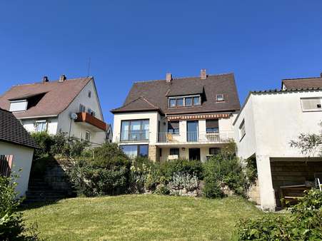 Südwestansicht des Hauses - Einfamilienhaus in 97475 Zeil mit 155m² kaufen