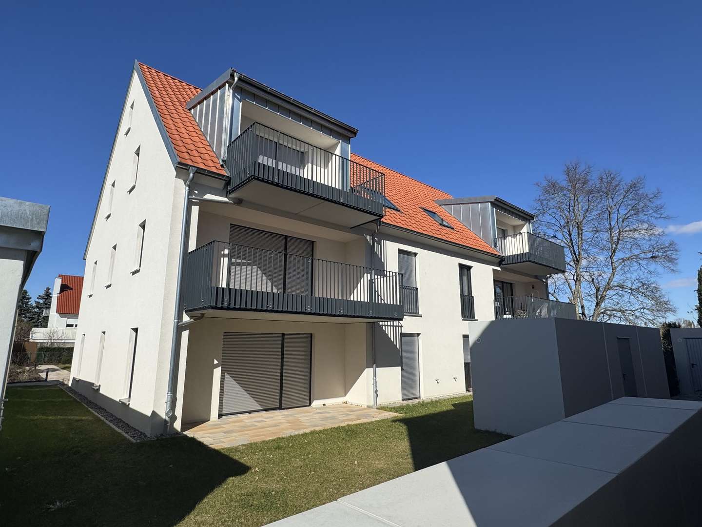 Süd-Ansicht Haus B - Dachgeschosswohnung in 97469 Gochsheim mit 78m² kaufen
