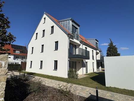 Ansicht Süd/West Ansicht Süd/West - Maisonette-Wohnung in 97469 Gochsheim mit 120m² kaufen