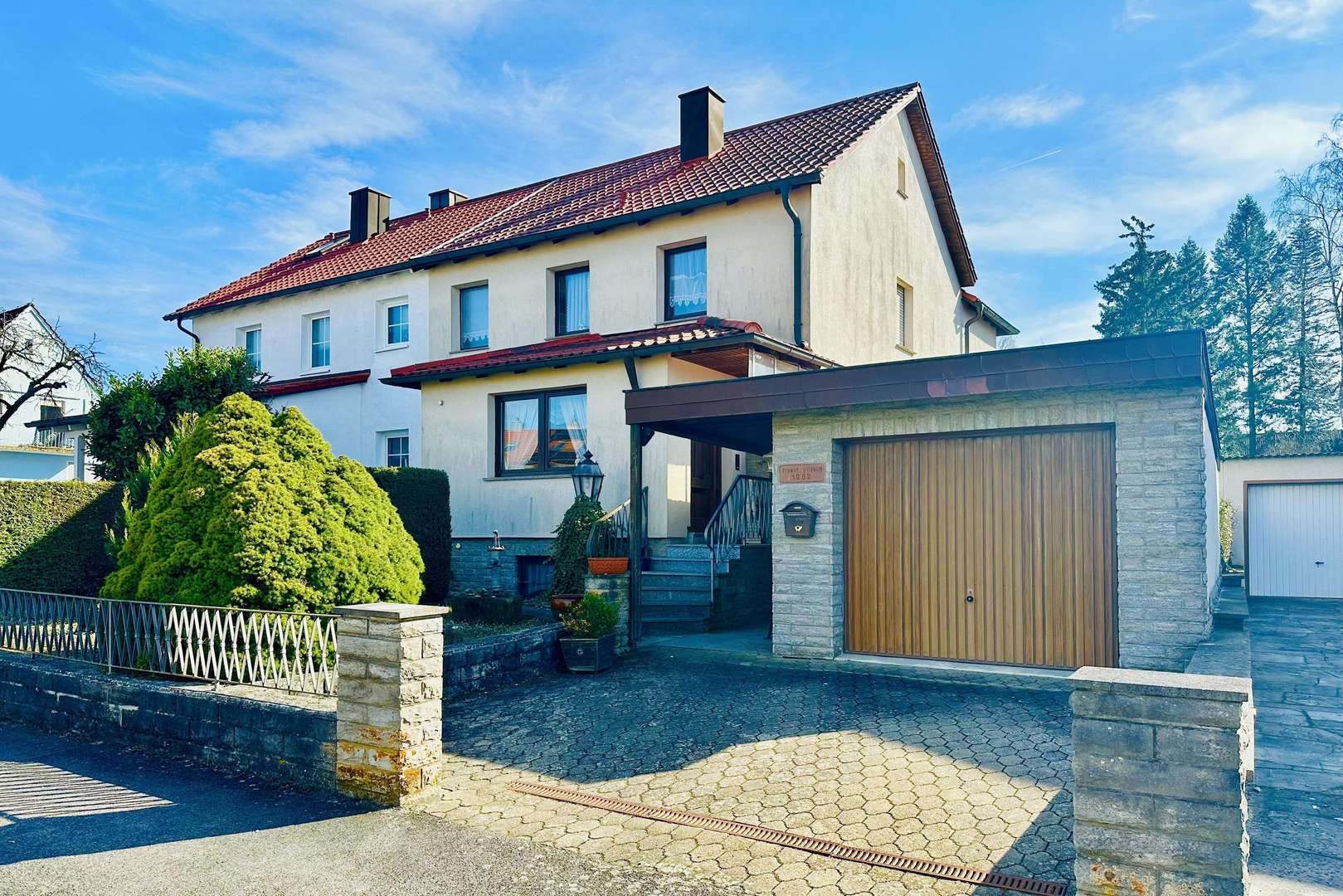 Nordansicht - Doppelhaushälfte in 97447 Gerolzhofen mit 127m² kaufen