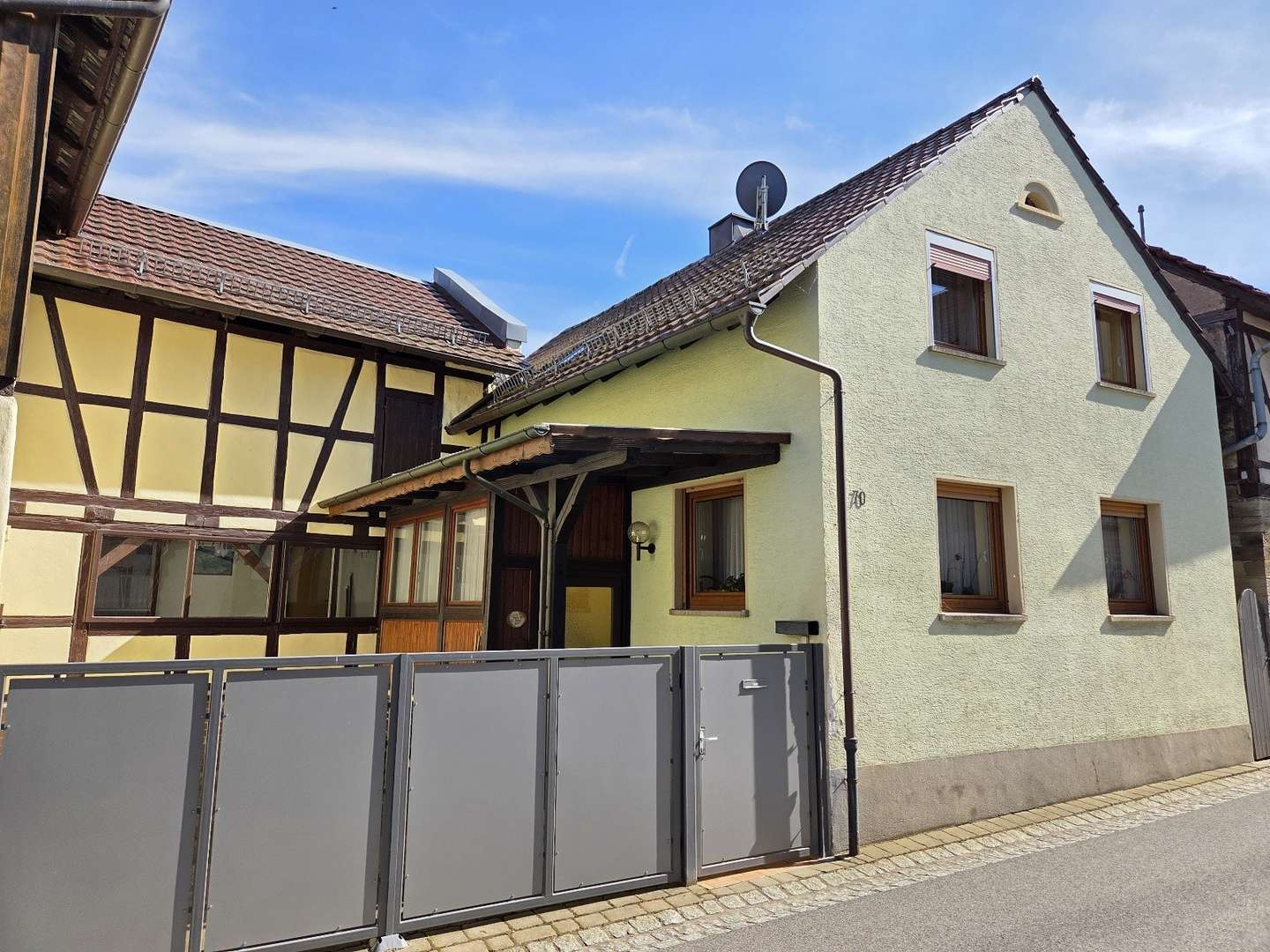 Nord-West Ansicht - Einfamilienhaus in 97486 Königsberg mit 90m² kaufen