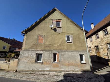 Süd Ansicht - Doppelhaushälfte in 97496 Burgpreppach mit 80m² kaufen