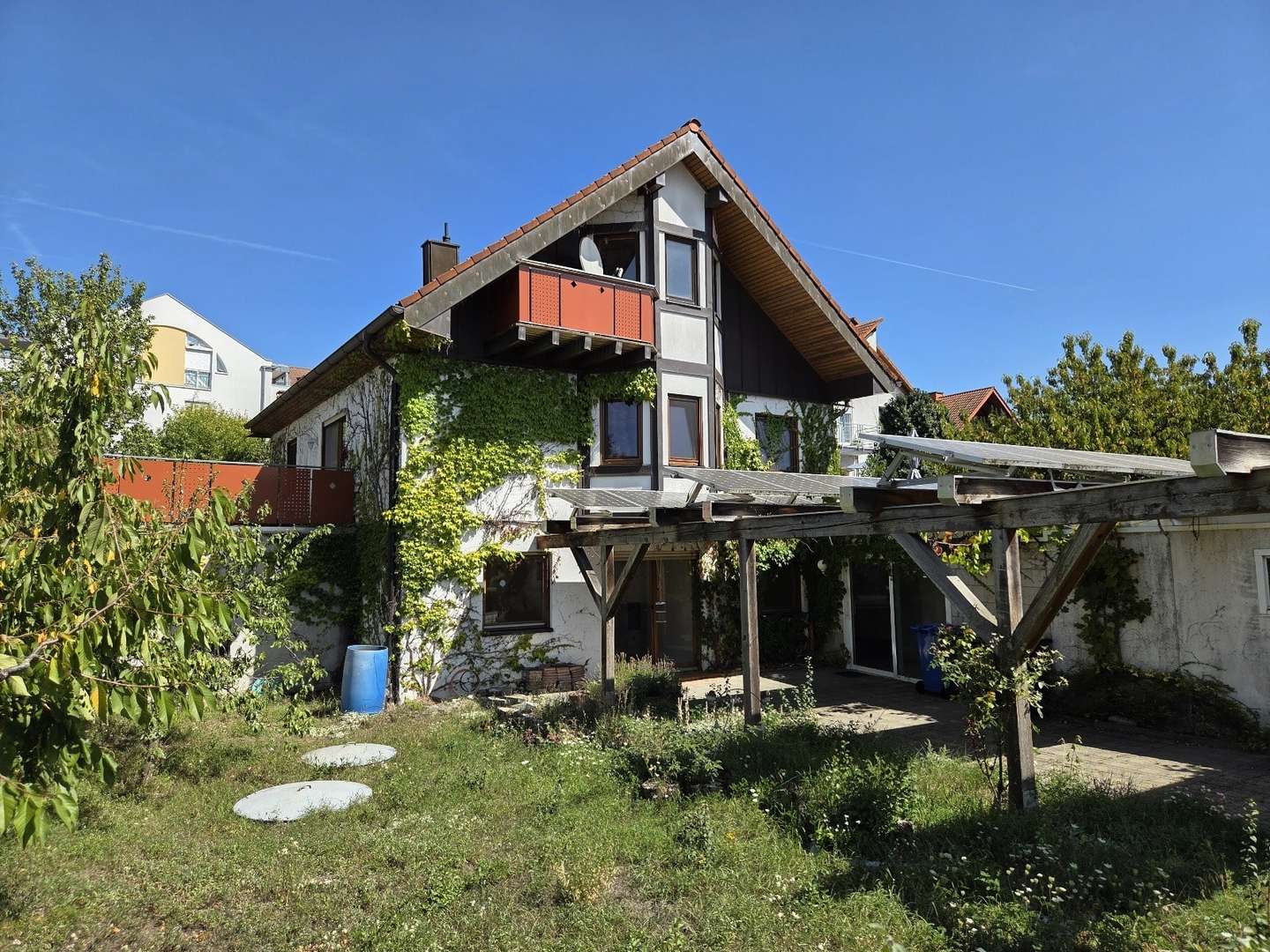 West Ansicht - Einfamilienhaus in 97475 Zeil mit 130m² kaufen