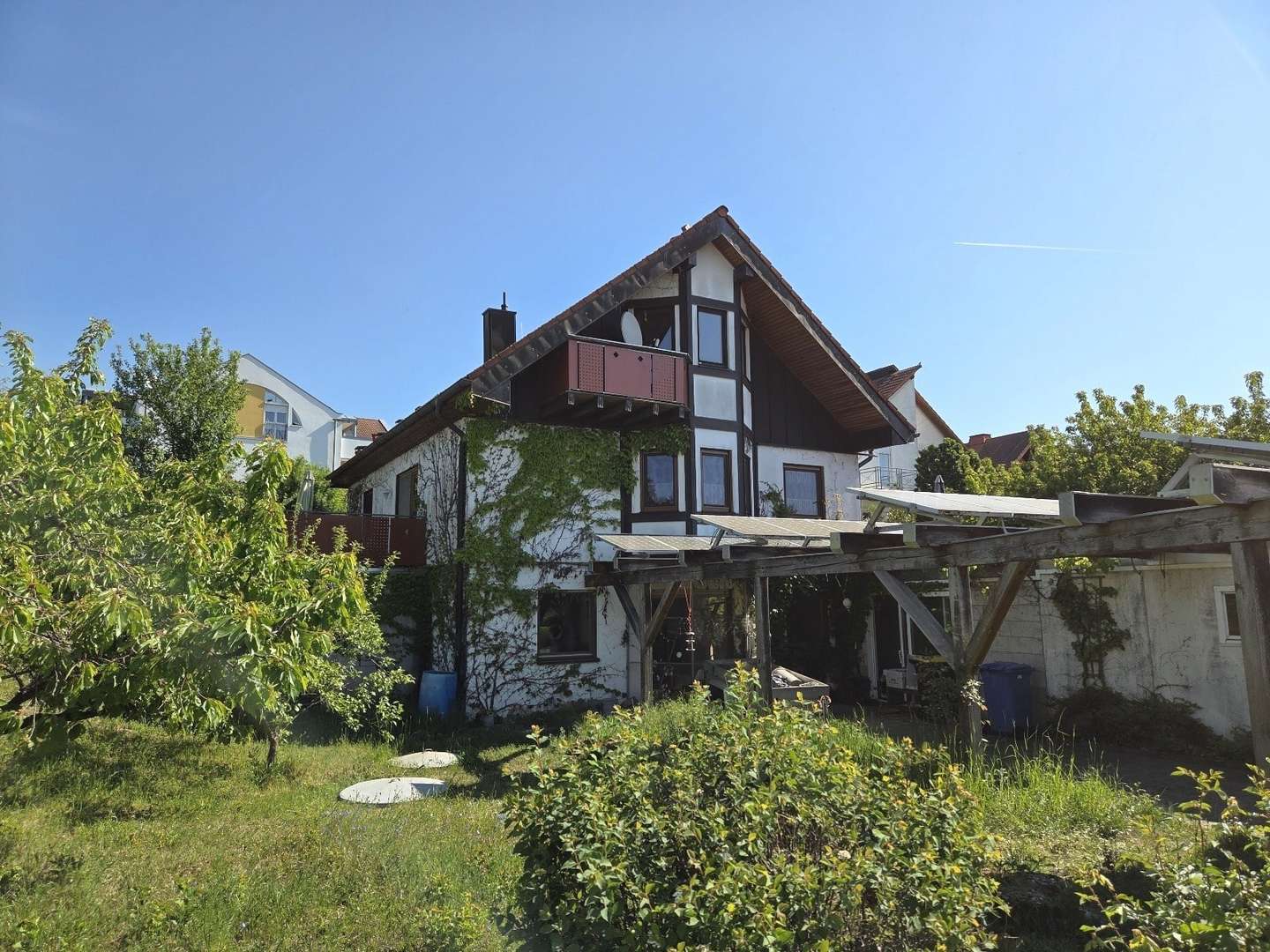 West Ansicht - Einfamilienhaus in 97475 Zeil mit 130m² kaufen