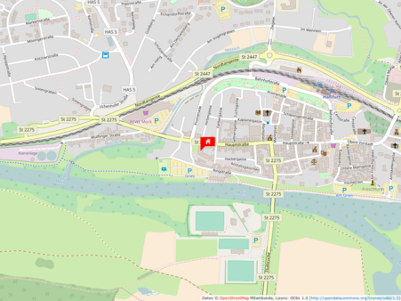 Lagehinweis - Appartement in 97437 Haßfurt mit 47m² kaufen