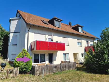 Ansicht der Wohnanlage (Südwesten) - Etagenwohnung in 96106 Ebern mit 74m² kaufen