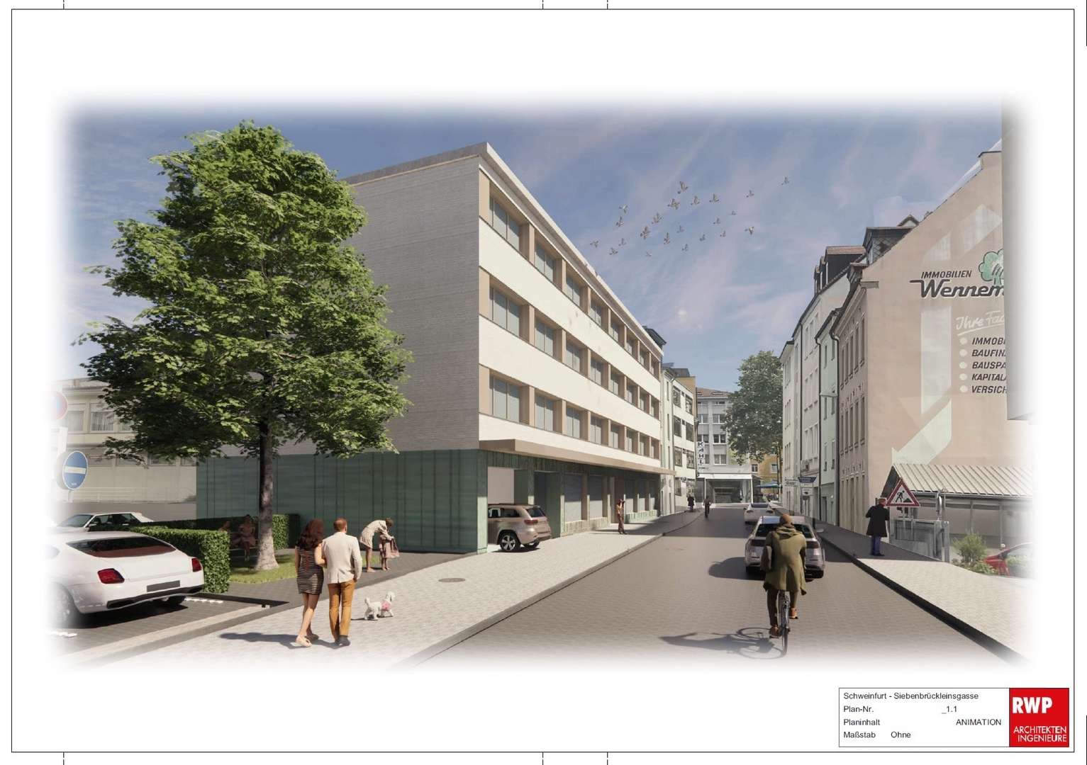 Illustration nach Modernisierung - Büro in 97421 Schweinfurt mit 213m² mieten