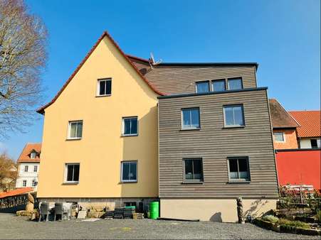 Westansicht (Haus mit Anbau) - Mehrfamilienhaus in 96106 Ebern mit 340m² kaufen