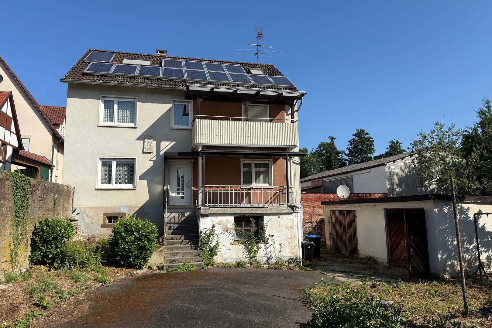 Ansicht Süd - Einfamilienhaus in 97464 Niederwerrn mit 140m² kaufen