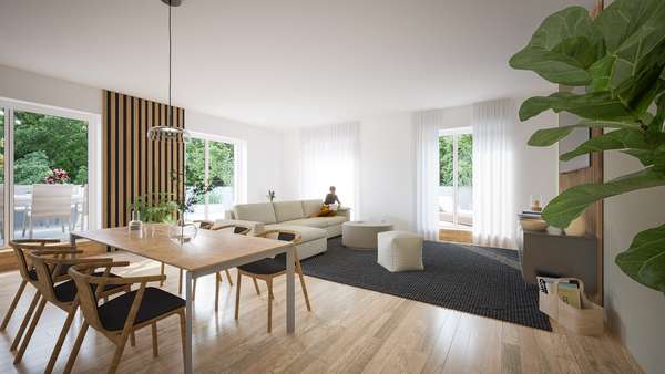 Wohnbeispiel (Visualisierung) - Etagenwohnung in 97688 Bad Kissingen mit 123m² kaufen