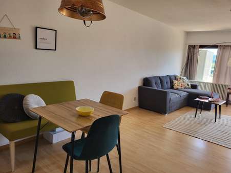 Essbereich im Wohnzimmer Essbereich im Wohnzimmer - Etagenwohnung in 97688 Bad Kissingen mit 71m² mieten