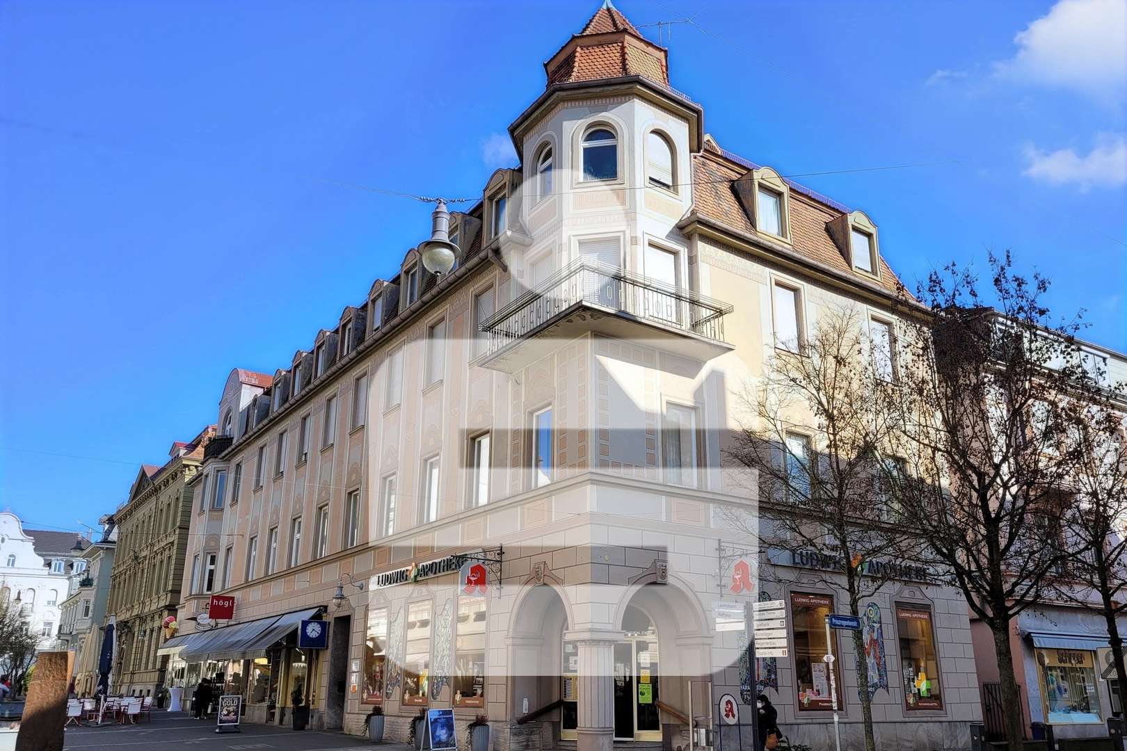 Außenansicht - Ludwigstrasse - Wohn- / Geschäftshaus in 97688 Bad Kissingen mit 1718m² als Kapitalanlage kaufen