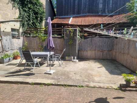 Terrasse - Einfamilienhaus in 97647 Sondheim mit 170m² kaufen