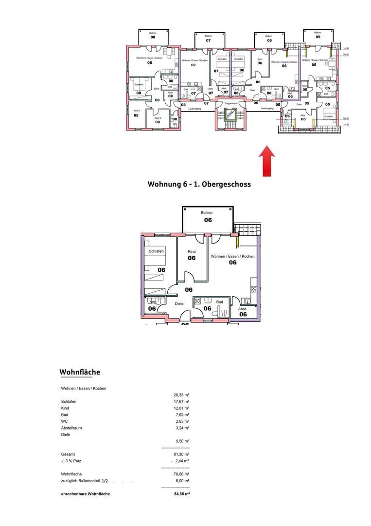 Wohnung 61 - Etagenwohnung in 97638 Mellrichstadt mit 84m² kaufen