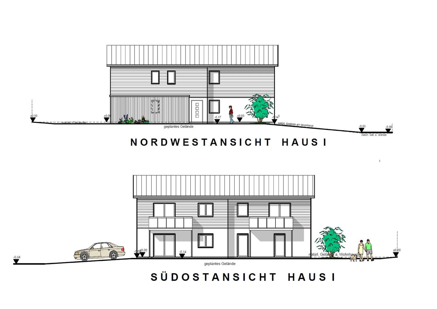 Nordwestansicht_Südostansicht - Wohnanlage in 97631 Bad Königshofen mit 258m² als Kapitalanlage kaufen