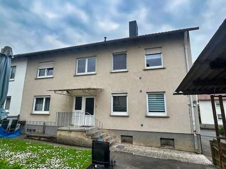 Außenansicht Rückseite - Mehrfamilienhaus in 97616 Bad Neustadt mit 186m² kaufen