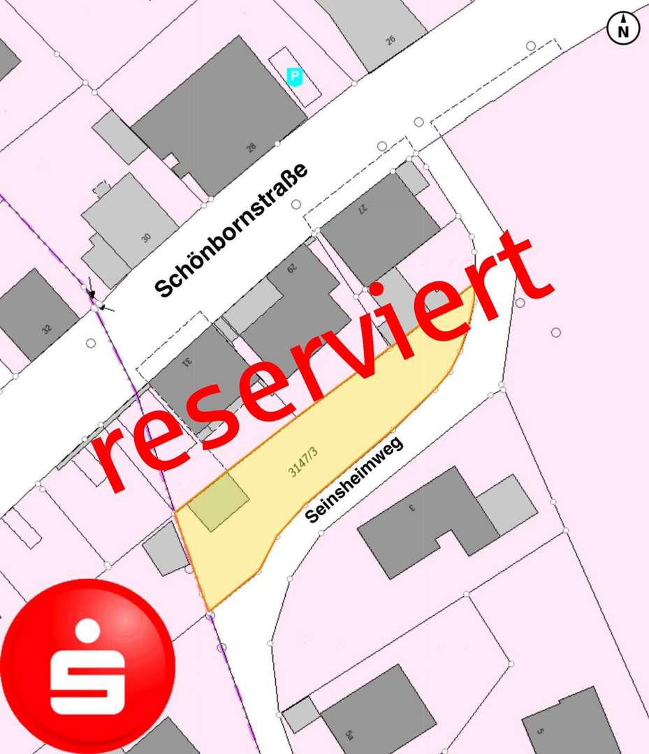 Lageplan Lageplan - Grundstück in 97688 Bad Kissingen mit 520m² kaufen