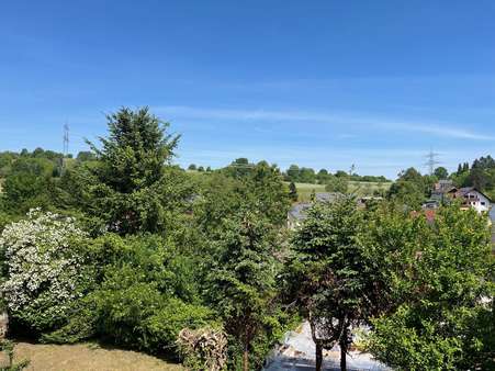 Blick vom Balkon - Zweifamilienhaus in 63773 Goldbach mit 205m² kaufen