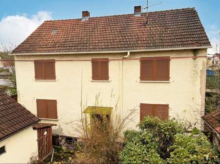 Ansicht - Hinterhaus Ansicht - Hinterhaus - Zweifamilienhaus in 63755 Alzenau mit 227m² kaufen