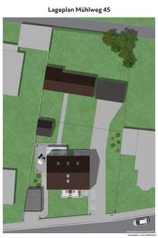 Lageplan-Draufsicht - Grundstück in 63834 Sulzbach mit 564m² kaufen