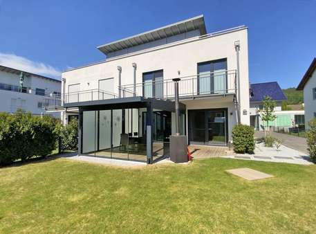 Gartenansicht Gartenansicht - Doppelhaushälfte in 63939 Wörth mit 160m² kaufen